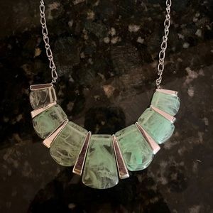 Statement necklace adjustable length to 23”